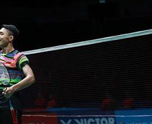 Momen Jonatan Christie Debat Soal Keringat dengan Wasit di Babak Kedua Malaysia Open 2019