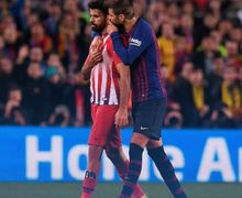 Momen Gerard Pique Jinakkan Diego Costa dan Menggiring Keluar Lapangan