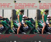 Motor M Taufik Dicuri saat Latihan, Berikut Ciri-ciri Terduga Pelaku Pencurian!