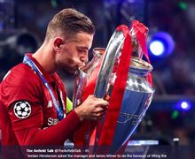 Kapten Liverpool Abadikan Momen Berharga Liga Champions di Tubuhnya