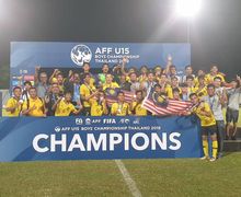 VIDEO - Baku Hantam Warnai Momen Malaysia Juarai Piala AFF U-15 2019