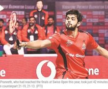 Kejuaraan Dunia 2019 - Penghancur Harapan Indonesia Ini Malah Catatkan Rekor Untuk India Setelah 36 Tahun
