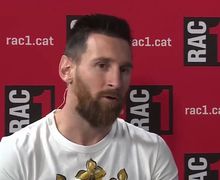 Ditanya Perubahan Peran sebagai Gelandang, Messi: Saya Tidak Tahu