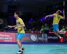 Denmark Open 2019 - Aksi Kevin Sanjaya Kembali Pukau Penonton di Babak Perempat Final