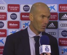 Zidane Ungkap Alasan di Balik Teriakannya Saat Laga Real Madrid vs Granada