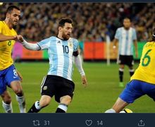 Link Live Streaming Argentina vs Brasil - Kembalinya Lionel Messi!