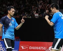 Hasil Indonesia Masters 2020 Semifinal - Menangi Duel Sengit, Ahsan/Hendra ke Final!