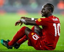 Kocak! Sadio Mane Lupa Berlutut Saat Liverpool Ditahan Imbang Everton