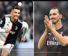 Perbedaan Ekspresi Marah Cristiano Ronaldo dan Zlatan Ibrahimovic Ketika Kalah