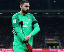 Video Aksi Akrobatik Donnarumma Selamatkan Muka AC Milan di Liga Europa