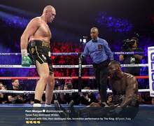 Alasan Tyson Fury Membenarkan Deontay Wilder Kalah Karena Kostum Berat