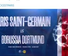 Link Live Streaming PSG Vs Borussia Dortmund Leg Kedua 16 Besar Liga Champions