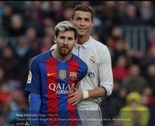 Cristiano Ronaldo Mengaku Senang Melihat Lionel Messi Bersedih