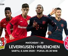 Live Streaming Bayer Leverkusen Vs Bayern Muenchen Pekan ke-30 Bundesliga