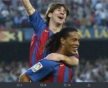 Ronaldinho Tak Setuju Lionel Messi Sandang Gelar 'GOAT' di Dunia Sepak Bola, Ini Alasannya
