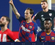 Hasil dan Klasemen Liga Spanyol - Ivan Rakitic Buat Barcelona Singkirkan Real Madrid dari Puncak