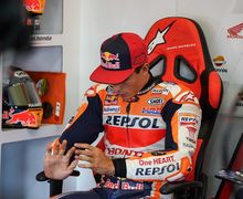 Meski Gagal Comeback di MotoGP Andalusia, Marc Marquez Dapat Apresiasi Tim Repsol Honda