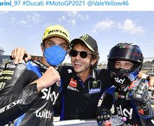 MotoGP Prancis 2020 - Kecelakaan Besar Sang Adik Buyarkan Fokus Rossi!