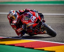 Jeblok pada Latihan Bebas, Andrea Dovizioso Salahkan Angin di MotoGP Aragon 2020