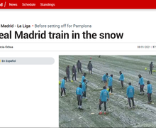 Badai Salju Kacaukan Rencana Real Madrid Siasati Prima di Liga Spanyol