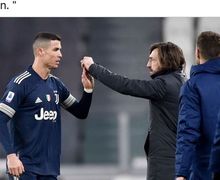 Ronaldo Cemberut Pirlo Tak Masalah, yang Penting Strategi Sudah Tepat