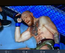 UFC 257 - Usai Dihajar, McGregor yang Pincang Beri Selamat Poirier