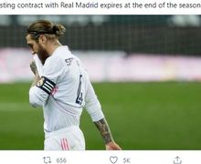 Ngamuk! Sergio Ramos Marahi Wasit yang Tak Beri Penalti ke Real Madrid
