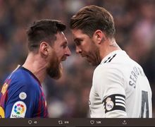 Jelang El Clasico, Messi Masuk dalam Film Dokumenter Sergio Ramos