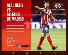 Link Live Streaming Real Betis Vs Atletico Madrid pada Liga Spanyol