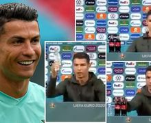 EURO 2020 - Cerita Menarik di Balik Gestur Kesal Ronaldo Membuang Soda