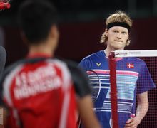 Olimpiade Tokyo 2020 - Perih Anders Antonsen Kalah di Tangan Anthony Ginting