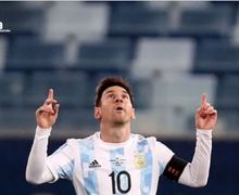 Hasil Kualifikasi Piala Dunia 2022 - Cetak Tiga Gol, Messi Jadi Legenda!