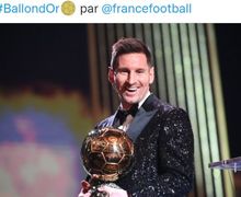 Lionel Messi Menangkan Ballon d'Or ke-7, Cristiano Ronaldo Ngamuk
