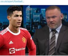 Rooney Tanggapi Komentar Cristiano Ronaldo yang Menyebutnya Iri: Dia Itu Aneh!