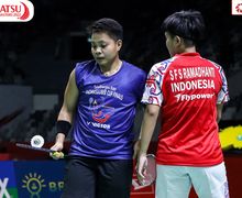 Indonesia Masters 2022 - Beda Nasib! Apriyani/Fadia Menang Dramatis, Lee Zii Jia Terlalu Mudah
