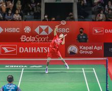 Indonesia Masters 2022 - Ukir Rekor Sempurna, Ginting Tantang Raja Bulu Tangkis Malaysia di Perempat Final