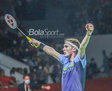 Final Indonesia Masters 2022 - Axelsen Menggila, Chou Tien Chen Gugur dalam 41 Menit!