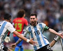 VIDEO - Polisi Sampai Turun Tangan! Begini Baku Hantam Suporter Argentina Vs Meksiko di Piala Dunia 2022