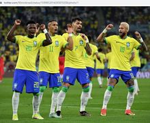  Pemain Timnas Brasil Kompak Bilang Akan Juara di Piala Dunia 2022 Demi Kesembuhan Pele usai Menang 4-1 Atas Korea Selatan!