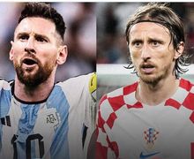 4 Fakta Argentina Vs Kroasia di Semifinal Piala Dunia 2022, Duel LM10 Lionel Messi Vs Luka Modric 