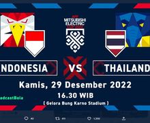Gratis Link Live Streaming Indonesia vs Thailand, Ajang Pembuktian Janji Asnawi & Strategi STY! - Piala AFF 2022
