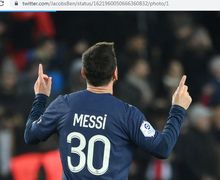 Sampai Melongo, Reaksi Lionel Messi Saat Lihat Sergio Ramos Cetak Gol Curi Perhatian
