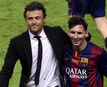 Komentari Konflik Barcelona, Enrique Klaim Messi Tak Terlalu Penting