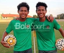 Si Kembar Timnas U-19 Indonesia Selalu Bikin Pusing Pelatih di Inggris