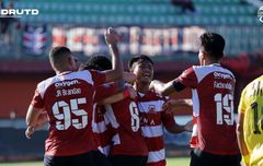 Hasil Liga 1 - Sempat Tertinggal, Madura United Berhasil Comeback Lawan Persik Kediri