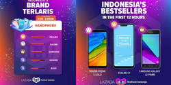 Realme Kalahkan Xiaomi, Hape Murah Terlaris di Harbolnas 11.11 Lazada