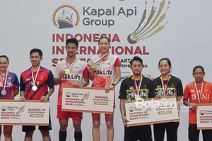 Final Indonesia International Challenge 2022 - Reza/Melati Kalah Tenang dari Dejan/Gloria