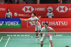 Hasil Final Indonesia Masters 2023 - Tekanan Konstan Leo/Daniel Bantu Indonesia Amankan 2 Gelar