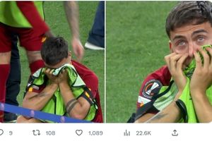 Malam Paulo Dybala Penuh Emosi: Cetak Gol Sejajar Lionel Messi, Lalu Hujan Air Mata di Final Liga Europa