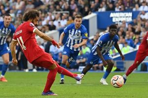 Liverpool Vs Brighton - Momentum Mo Salah Jadi Manusia Langka di Liga Inggris